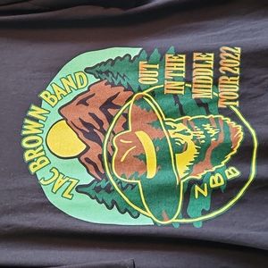 Zac Brown Band Skull Tour T shirt M